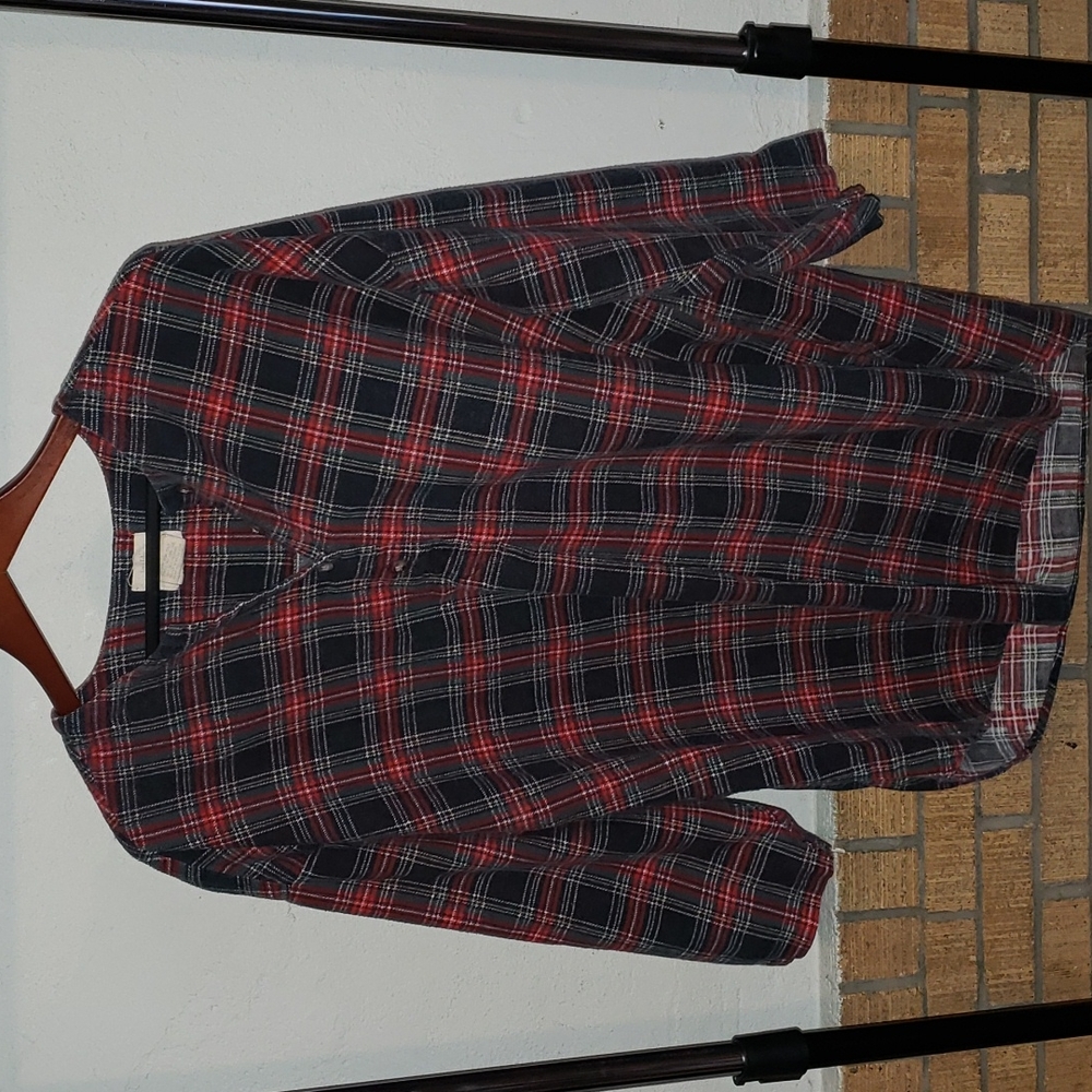 Womens plaid shirt dress